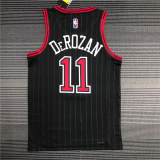 Mens Chicago Bulls 75 Years Jordan Black Swingman Jersey - Statement Edition