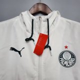 Mens Palmeiras  All Weather Windrunner Jacket White - Green 2022/23