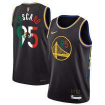 Mens Golden State Warriors Slam Dunk Juan Toscano-Anderson Nike Black 2022 Swingman Jersey - Special Mexico Edition