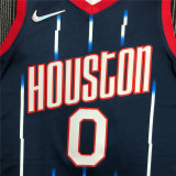 Mens Houston Rockets Moments Mixtape Nike Royal 2022 Swingman Jersey - City Edition