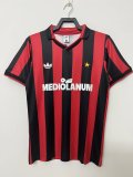 Mens AC Milan Home Retro Jersey 1990/1991