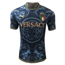 Mens Italy x Versace Special Edition Jersey Blue 2022