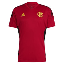Mens Flamengo Short Training Jersey Red 2022/23
