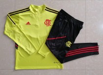 Mens Flamengo Training Suit Yellow 2022/23