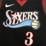 Mens Philadelphia 76ers Allen Iverson Nike Mitchell and Ness 2000-01 Hardwood Classic Swingman Jersey