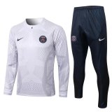 Mens PSG Training Suit White 3D Print 2022/23