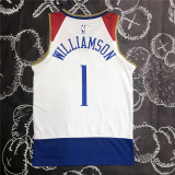 Mens Orleans Pelicans Nike White 2020/21 Swingman Jersey - City Edition