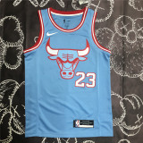 Mens Chicago Bulls Nike Blue 2020/21 Swingman Jersey - City Edition