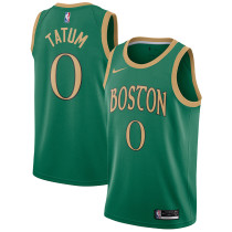 Mens Boston Celtics Nike Green 2019/20 Swingman Jersey - City Edition