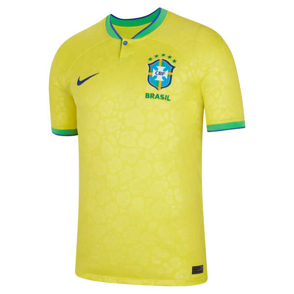 Mens Brazil Home Jersey FIFA World Cup Qatar 2022