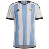 Mens Argentina Home Jersey FIFA World Cup Qatar 2022