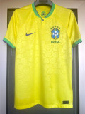 Mens Brazil Home Jersey FIFA World Cup Qatar 2022
