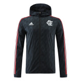 Mens Flamengo All Weather Windrunner Jacket Black 2022/23