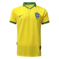 Mens Brazil Retro Home Jersey 1997