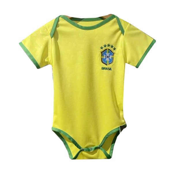 Infants Brazil Home Jersey FIFA World Cup Qatar 2022