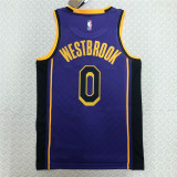 Mens Los Angeles Lakers Jordan Purple 2022/23 Swingman Jersey - Statement Edition