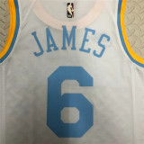 Mens Los Angeles Lakers NIKE White 2022/23 Swingman Jersey - Classic Edition
