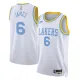 Mens Los Angeles Lakers NIKE White 2022/23 Swingman Jersey - Classic Edition