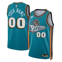 Mens Detroit Pistons Nike Teal 2022/23 Swingman Jersey - Classic Edition