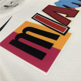 Mens Miami Heat Nike White 2022/23 Swingman Jersey - City Edition