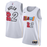 Mens Miami Heat Nike White 2022/23 Swingman Jersey - City Edition