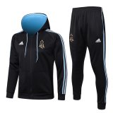 Mens Argentina Hoodie Jacket + Pants Training Suit Black 2023