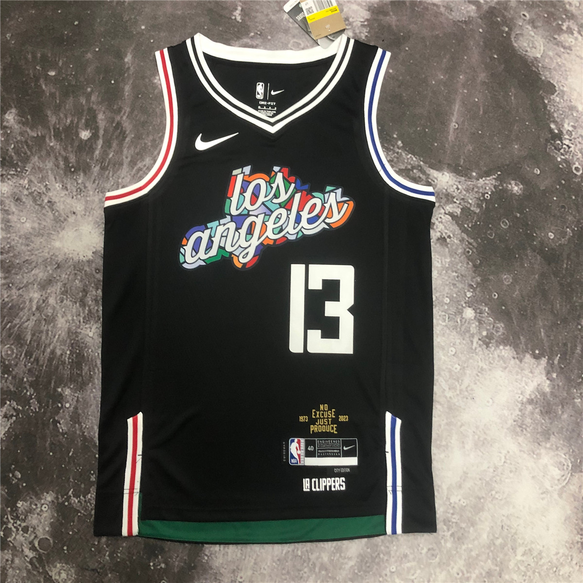 Los Angeles Clippers Nike City Edition Swingman Jersey 22 - Black