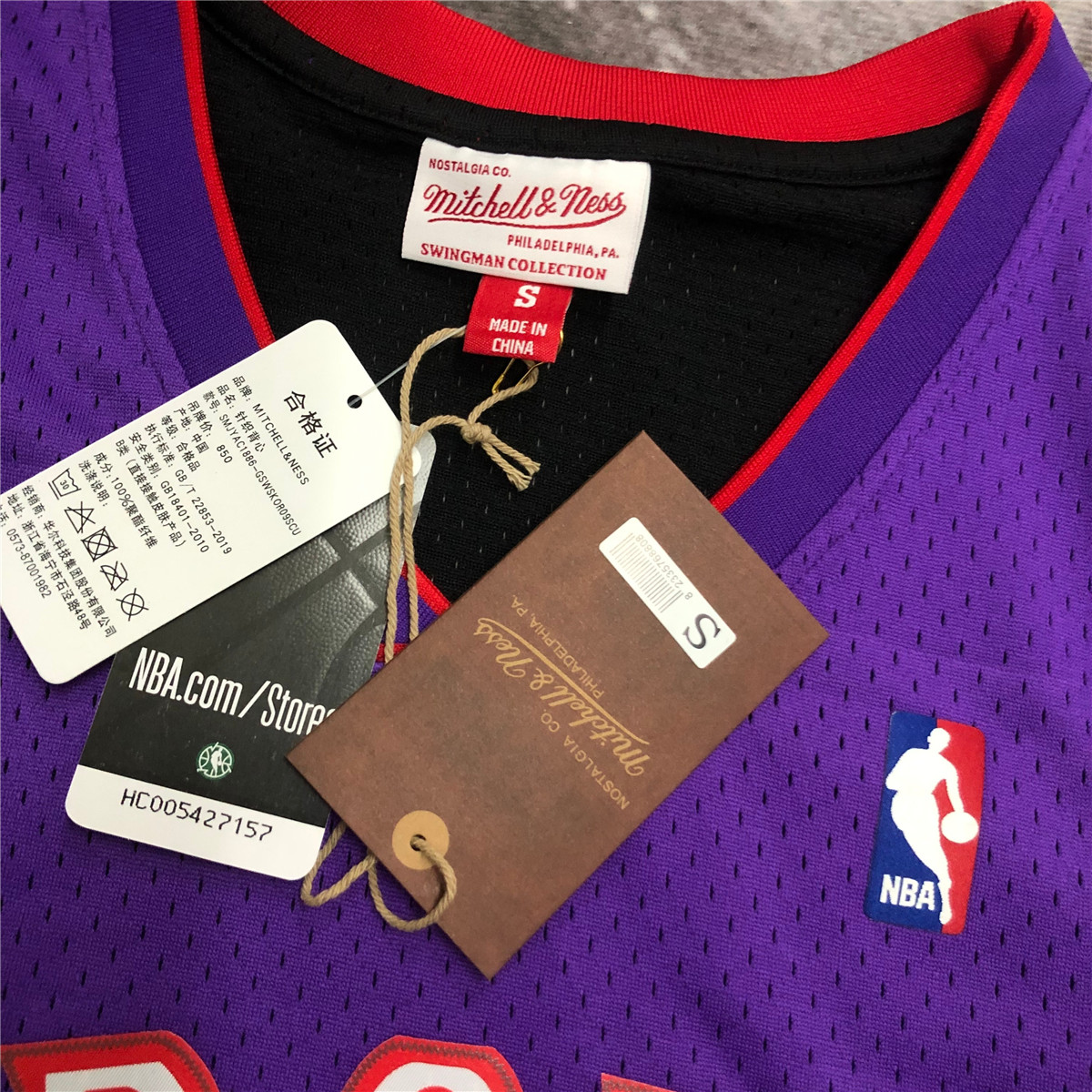 Men's Mitchell & Ness Dell Curry Purple Toronto Raptors 1999/00 Hardwood Classics Swingman Jersey