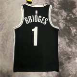 Mens Brooklyn Nets Nike Black 2020/21 Swingman Jersey - Association Edition