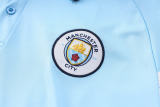 Mens Manchester City Polo Shirt Light Blue 2023/24