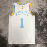 Mens Los Angeles Lakers NIKE White 2022/23 Swingman Jersey - Classic Edition
