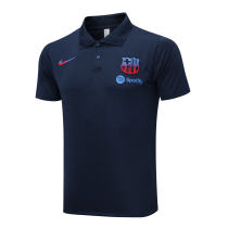 Mens Barcelona Polo Shirt Royal 2023/24