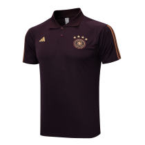Mens Germany Polo Shirt Brown 2023