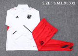 Mens Flamengo Training Suit White 2023/24