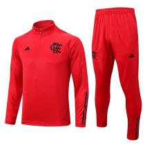 Mens Flamengo Training Suit Red 2023/24