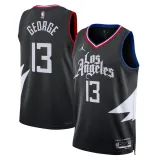 Mens Los Angeles Clippers Jordan Black 2022/23 Swingman Jersey - Statement Edition