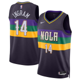 Mens Orleans Pelicans Nike Purple 2023/24 Swingman Jersey - City Edition