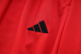 Mens Flamengo Jacket + Pants Training Suit Red 2023/24