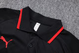 Mens AC Milan Polo Shirt Black II 2023/24