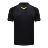 Mens Borussia Dortmund Polo Shirt Black 2023/24