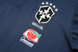 Mens Brazil Polo Shirt Navy 2023