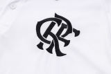 Mens Flamengo Polo Shirt White 2023/24