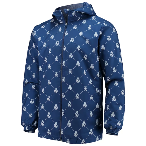 US 28.80 Mens Real Madrid AEROREADY Full Zip Windrunner Jacket