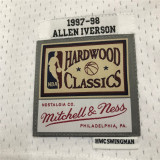 Mens Philadelphia 76ers Allen Iverson Mitchell & Ness 1997-98 Hardwood Classics Jersey