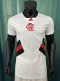 Mens Flamengo Icon Jersey White 2023/24