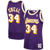 Mens Los Angeles Lakers Purple Mitchell & Ness 1996-97 Hardwood Classics Jersey