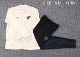 Mens PSG Jacket + Pants Training Suit Cream 2023/24