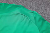 Mens Brazil Jacket + Pants Training Suit Green 2023