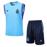 Mens Argentina Singlet Suit Blue 2023