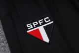 Mens Sao Paulo FC Training Suit Black 2023/24